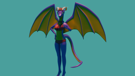 anthro clothed clothing female frill_(anatomy) horn solo tail tongue tongue_out wings mnw372 mythology dragon mythological_creature mythological_scalie scalie 16:9 3d_(artwork) 3d_animation animated blender_(artwork) digital_media_(artwork) hi_res no_sound short_playtime video widescreen