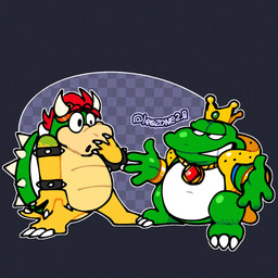 anthro bracelet cloak cloak_only clothed clothing crown crown_only cuff_bracelet headgear headgear_only horn jewelry male mostly_nude necklace necklace_only nude overweight overweight_anthro overweight_male partially_clothed solo spiked_bracelet spikes spines leozone2_0 mario_bros nintendo bowser wart_(mario) amphibian frog koopa scalie 1:1 hi_res