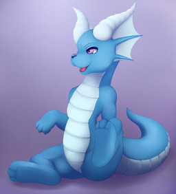 3_fingers 3_toes blue_body blue_claws blue_nose blue_paws blue_scales blue_tail claws featureless_crotch feet feral finger_claws fingers horn male multicolored_body multicolored_scales multicolored_tail open_mouth paws purple_eyes red_tongue scales sitting snout solo spread_legs spreading tail toes tongue two_tone_body two_tone_scales two_tone_tail white_body white_horn white_scales white_tail meraence fakemon drakeon fakeveelution scalie 2015 digital_media_(artwork) hi_res