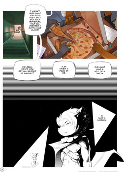 5_fingers abs ambiguous_gender anthro athletic athletic_anthro athletic_male belly belt biceps black_eyes border bottomwear cape clothed clothing dialogue ear_piercing eyebrows eyes_closed faceless_character facial_piercing fingers food frown fur gauged_ear grey_body group hair humanoid_hands long_tail male navel nose_piercing nose_ring orange_body page_number pecs piercing pizza pose ring_piercing scarf scraf shirt short_hair simple_background skirt solo_focus tail text topwear transition white_body white_border white_bottomwear white_clothing white_scarf white_sclera white_shirt white_skirt white_tail white_topwear horemheb alex_(horemheb) eli_(horemheb) jean_(horemheb) zeke_(horemheb) canid canine canis fox mammal mephitid mouse murid murine rodent skunk 2025 absurd_res black_and_white colored comic detailed digital_drawing_(artwork) digital_media_(artwork) english_text hi_res monochrome shaded