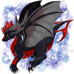 ambiguous_gender claws digitigrade feral grey_claws grey_horn grey_inner_ear grey_membrane horn mane membrane_(anatomy) membranous_wings red_body red_eyes red_mane red_scales scales snout solo tail wing_claws wings yellow_sclera crownedvictory european_mythology mythology dragon mythological_creature mythological_scalie scalie western_dragon 2015 digital_drawing_(artwork) digital_media_(artwork) full-length_portrait portrait shaded