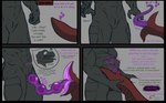 4_panel_comic ambiguous_gender animal_genitalia anthro bladder_bulge color_coded_text duo egg egg_bulge egg_from_ovipositor egg_in_bladder egg_insertion expression_avatar genital_slit genitals glowing_bulge heart_symbol interrobang male male/ambiguous muscular muscular_anthro ovipositor penetration questionable_consent simple_background slit_sounding tail tentacle_maw tentacle_ovipositor tentacle_tail tentacles text torso_shot unusual_anatomy unusual_tail unwilling_to_willing urethral urethral_egg_insertion urethral_penetration white_background frostwaterdragon sonata_(softbee) dinosaur prehistoric_species reptile scalie 2022 absurd_res comic english_text hi_res signature