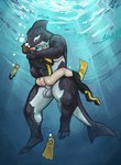 anal anal_penetration anthro anthro_dominating_human anthro_penetrating anthro_penetrating_human balls big_dom_small_sub black_body bottomless bottomless_male bubble carrying_another carrying_partner clothed clothing dominant dominant_anthro dominant_male duo erection fully_submerged genitals holding_partner hug human_on_anthro human_penetrated interspecies kissing larger_anthro larger_male male male/male male_penetrated male_penetrating male_penetrating_male multicolored_body muscular muscular_anthro muscular_male nude penetration penile penile_penetration penis penis_in_ass sex size_difference smaller_human smaller_male smaller_penetrated submissive submissive_human submissive_male underwater underwater_sex water white_body dont_touch_rats cetacean dolphin human mammal marine oceanic_dolphin orca toothed_whale hi_res