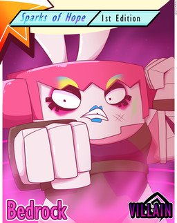 4_fingers action_pose anthro belt black_clothing black_leotard blue_lips bodypaint bracelet card_template clothed clothed_anthro clothed_female clothing eyelashes eyeshadow face_paint female female_anthro fingers fist frown fur grey_belt grey_bracelet hair jewelry leotard light lips long_ears makeup noseless pigtails pink_eyeshadow pink_hair pink_outfit pose red_eyelashes red_eyelids rock simple_background solo teeth text white_body white_fur gaypastabake mario_plus_rabbids_sparks_of_hope nintendo raving_rabbids rayman_(series) ubisoft bedrock_(mario_plus_rabbids) elemental_creature hybrid lagomorph mammal mineral_fauna rabbid rock_creature 2024 absurd_res character_name colored digital_drawing_(artwork) digital_media_(artwork) english_description english_text hi_res lighting shaded