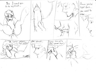 anus bestiality black_and_white comic dialog dj-black-n-white duo equine female feral friendship_is_magic horse human interspecies kissing male monochrome my_little_pony pegasus penetration penis pony pussy pussy_juice rainbow_dash_(mlp) sex sketch straight text unfinished vaginal vaginal_penetration wings
Rating: Explicit
Score: 11
User: Shadeol
Date: June 01, 2013