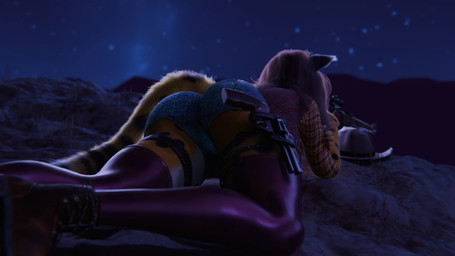 anthro bent_legs big_butt boots butt clothing desert female fluffy fluffy_tail footwear gun hair holidays latex leg_markings legwear long_hair lying markings night on_ground police police_uniform pose ranged_weapon sheriff shoes socks_(marking) tail thigh_highs uniform weapon wide_hips dev4ik halloween cheetah felid feline jaguar leopard mammal pantherine 16:9 3d_(artwork) digital_media_(artwork) pinup widescreen