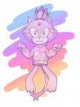 anthro clothing female rainbow solo sweater topwear chocolatechippi sega sonic_the_hedgehog_(series) blaze_the_cat domestic_cat felid feline felis mammal