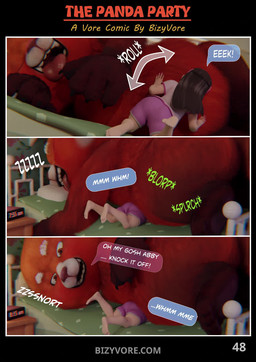 adolescent anthro bedroom belly big_belly dialogue duo feet female female/female sleeping smothering unaware_pred vore young bizyvore disney pixar turning_red abby_park_(turning_red) meilin_lee_(turning_red) ailurid human mammal red_panda 2025 3d_(artwork) 3d_animation animated comic digital_media_(artwork) hi_res loop no_sound short_playtime webm