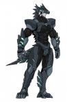 anthro armor clothed clothing fully_clothed muscular muscular_anthro simple_background solo standing white_background reho ambiguous_species humanoid monster hi_res