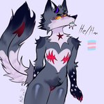 andromorph anthro arm_tuft blush blush_lines body_blush camel_toe cheek_tuft clothed clothing demonic elbow_tuft eyelashes facial_tuft fluffy fluffy_chest fluffy_ears fluffy_hair fluffy_tail genitals hair horn hotting3 intersex lgbt_pride mastectomy_scar neck_tuft presenting presenting_pussy pride_colors pussy pussy_blush reflective_body scar serious serious_face solo spade_tail star tail thick_eyelashes topless topless_andromorph topless_intersex transgender_pride_colors tuft worried worried_look mythology canid canid_demon canine canis demon hellhound hybrid mammal mythological_canine mythological_creature wolf wolfdog 1:1 hi_res trans_(lore) trans_man_(lore)