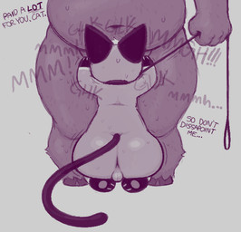 anthro anus asphyxiation belly bodily_fluids butt collar dialogue duo fellatio glk kneeling leash leash_pull leashed_collar male male/male navel oral pawpads paws penile sex size_difference sound_effects sweat tail text vowelless vowelless_sound_effect zlut385 animal_crossing nintendo raymond_(animal_crossing) bovid caprine domestic_cat felid feline felis goat mammal digital_drawing_(artwork) digital_media_(artwork) drawpile_(artwork) english_text monochrome