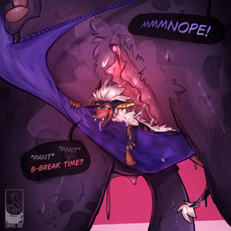 anthro anthro_on_anthro blush bodily_fluids bulge clitoral_hood clitoris clothed clothing cum dialogue duo exhausted female fluffy fur genital_fluids genitals humanoid_genitalia humanoid_vulva male male/female micro micro_in_underwear nail panties panties_down partially_clothed text unbirthing underwear underwear_down vaginal vore vulva wet wet_clothing wet_panties wet_underwear creamycoffeecat mythology giora_the_panther midgra_the_dragon dragon felid feline mammal mythological_creature mythological_scalie pantherine scalie 1:1 absurd_res english_text hi_res