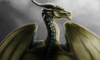 feral horn membrane_(anatomy) membranous_wings solo spines wings ashesdrawn mythology dragon mythological_creature mythological_scalie scalie 2015 digital_media_(artwork)