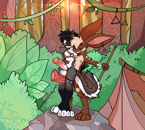accessory animal_genitalia animal_penis anklet anthro balls big_balls big_penis black_eyes black_hair blonde_hair bodily_fluids brown_balls chest_strap chimes cock_ring collar dripping duo ear_piercing ear_ring equine_genitalia equine_penis forest forest_background forest_sex genital_fluids genitals hair jewelry leaking_precum looking_pleasured male male/male markings melee_weapon nature nature_background penis penis_accessory penis_jewelry piercing plant polearm precum precum_drip ring_piercing sex spear tent thigh_jewelry thigh_sex tree tribal vines weapon white_balls xing1 made_in_abyss just_kat raven_sixstitch canid canine canis domestic_cat felid feline felis hybrid lagomorph laquine leporid mammal narehate rabbit wolf 2025 hi_res