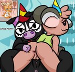 anthro anus birthday butt cake dessert duo female female/female food genitals pussy solo spread_butt spreading weirdkoaladream animal_crossing nintendo virgin_vs._chad agnes_(animal_crossing) beau_(animal_crossing) melba_(animal_crossing) antelope bovid domestic_pig gazelle koala mammal marsupial suid suine sus_(pig) vombatiform absurd_res hi_res meme multiple_images