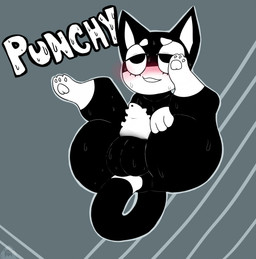 anal anal_masturbation anal_penetration animal_genitalia animal_penis autopenetration balls blush bodily_fluids erection feline_genitalia feline_penis feral feralized genitals male male_penetrated masturbation nude penetration penis smile solo sweat sweaty_balls sweaty_genitalia tail tail_fetish tail_in_ass tail_in_own_ass tail_insertion tail_masturbation tail_play thick_thighs ittybittyshark animal_crossing nintendo punchy_(animal_crossing) domestic_cat felid feline felis mammal hi_res monochrome