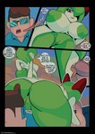2018 69_position areola big_areola big_breasts big_nipples breasts butt celia_(penlink) comic dialogue duo english_text eyewear fellatio female generation_3_pokemon genitals glasses huge_areola huge_breasts huge_nipples human human_on_humanoid humanoid interspecies kirlia lester_(penlink) male male/female mammal nintendo nipples not_furry open_mouth oral outside penile penis penlink pokemon pokemon_(species) pokephilia pussy sex short_stack smile surprise text wide_hips