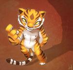 2014 amber_eyes anthro atryl beckoning feline female flat_chested kung_fu_panda looking_at_viewer mammal master_tigress nipples nude pussy simple_background smile solo stripes tiger yellow_eyes
Rating: Explicit
Score: 52
User: Gayboibunny
Date: February 23, 2014