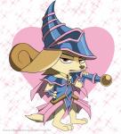 3_toes anthro armor barefoot biped cosplay feet fur hand_on_hip heart_symbol holding_object holding_weapon looking_aside looking_at_viewer male red_eyes solo staff standing tan_body tan_fur toes vambrace weapon battouga-sharingan disney konami yu-gi-oh! zootopia dark_magician_girl finnick_(zootopia) canid canine duel_monster fennec_fox fox mammal true_fox absurd_res crossover hi_res