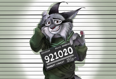 anthro black_ear_tips black_lips cheek_tuft claws clothing dipstick_ears ear_markings eyebrow_piercing facial_piercing facial_tuft fur green_clothing green_sweater green_topwear grey_body grey_fur hand_on_head lips looking_at_viewer male multicolored_ears piercing pink_nose smile solo sweater tail teeth topwear tuft whiskers white_body white_fur yellow_eyes cylios_creciilin disney zootopia pawbert_lynxley canada_lynx felid feline lynx mammal hi_res