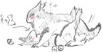after_transformation ambiguous/ambiguous ambiguous_gender ambiguous_penetration blush duo feral fur humping lying male on_back penetration pokeball sex simple_background smoke stick_figure toony transformation white_background welcometaco nintendo pokemon generation_2_pokemon human mammal pokemon_(species) typhlosion black_and_white monochrome