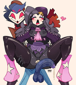 after_sex anthro balls beak beret bodily_fluids breasts butt clothed clothing cum cum_in_vagina cum_inside duo erection fancy_clothing father_penetrating_daughter feathers female female_penetrated genital_fluids genitals glans hat headgear headwear humanoid_genitalia humanoid_penis leg_warmers leggings legwear looking_at_viewer male male/female male_penetrating nipples open_mouth penetration penile penis red_eyes scarf sex simple_background smile standing standing_sex sweater tail thick_thighs topwear torn_clothing vaginal vulva wide_hips chelo hellaverse helluva_boss mythology octavia_(helluva_boss) stolas_(helluva_boss) avian bird demon humanoid mythological_creature owl owl_demon 2026 digital_media_(artwork) hi_res daughter_(lore) father_(lore) father_and_child_(lore) father_and_daughter_(lore) incest_(lore) parent_(lore) parent_and_child_(lore) parent_and_daughter_(lore)
