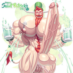 anal anal_penetration beard big_muscles big_pecs big_penis bodily_fluids body_hair chest_tattoo chest_tuft clothing container cup duo facial_hair genitals green_eyes hair happy_trail hat headgear headwear holidays horn huge_muscles huge_pecs huge_penis hyper hyper_genitalia hyper_muscles hyper_pecs hyper_penis lactating male male/male male_lactation mug muscular mustache nude orange_hair pec_squeeze pecs penetration penile penile_penetration penis penis_in_ass projectile_lactation pubes shamrock_shake tattoo top_hat tuft unusual_bodily_fluids unusual_lactation wolfiecanem st._patrick's_day ruaidhri_o'_bainne animal_humanoid bovid bovid_humanoid bovine bovine_humanoid humanoid mammal mammal_humanoid 1:1 2019 absurd_res alternate_version_at_source hi_res