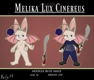 abdominal_scar antennae_(anatomy) anthro arm_scar bat_wings clothed clothing cotton_tail female fluffy fluffy_chest fluffy_ears fully_clothed gunblade half-closed_eyes hip_scar melee_weapon membrane_(anatomy) membranous_wings narrowed_eyes pom_antennae scar solo sword weapon wings kerilyn final_fantasy square_enix blue_mage_(final_fantasy) ivalician_moogle mammal moogle 2023 hi_res model_sheet