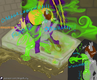 anthro big_breasts big_butt biohazard_symbol biohazard_tattoo black_body black_fur bloated blonde_hair blue_eyes bodily_fluids breasts brown_hair butt curvy_figure dirty_mattress disgusting_smell dispair duo fart fart_cloud fart_fetish fart_sniffing fart_torture farting_in_mouth farting_on_another farting_on_face female forced fur gag gagging genital_fluids grey_body grey_fur hair hazard_symbol inside larger_female male male/female markings mattress purple_body purple_fur rumbling_stomach sadism size_difference skunk_spray skunk_stripe slave smell smelly sniffing stench striped_body striped_fur striped_markings striped_tail stripes symbol tail tail_markings tattoo text thick_thighs toilet_slave torture urine urine_pool voluptuous voluptuous_female wall_(structure) wide_hips yellow_body yellow_fur angel_kiitty victoria_von_werner_(angelkiitty) canid canine humanoid mammal mephitid skunk hi_res url