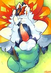 armpit_hair balls body_hair claws feral genitals male overweight overweight_male penis raised_arm solo wings catjam_(artist) nintendo pokemon ancient_pokemon generation_9_pokemon paradox_pokemon pokemon_(species) slither_wing hi_res