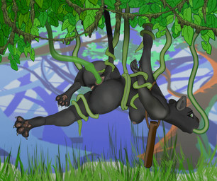anal anal_penetration anthro anthro_penetrated anus breasts butt claws double_penetration female female_penetrated forced forest_sex genitals hanging_by_tail oral oral_penetration paws penetration rape sex solo spread_butt spreading submissive submissive_anthro submissive_female suspension tail tenacles_around_body tentacle_in_ass tentacle_in_mouth tentacle_penetration tentacle_rape tentacle_sex tentacles toe_claws vulva wood wildvixy felid feline lion mammal panthera pantherine 2d_animation animated