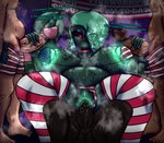 american_flag american_flag_bikini anthro areola balls big_balls big_breasts big_butt big_penis bikini bikini_aside bikini_bottom bikini_bottom_aside bikini_top black_sclera bodily_fluids breasts breasts_bigger_than_head butt choker clothed clothing clothing_aside dark_body dark_penis dark_skin dialogue double_handjob fangs female flag_bikini foursome freckled_arms freckled_breasts freckled_butt freckled_chest freckled_face freckled_legs freckled_thighs freckles gangbang genital_fluids genitals glowing glowing_eyes glowing_genitalia glowing_nipples glowing_pussy green_areola green_body green_hair green_nipples green_pussy green_skin group group_sex hair handjob holidays huge_breasts huge_butt huge_thighs humanoid_pointy_ears interspecies jewelry larger_female legwear light-skinned_male light_body light_skin lying makeup male male/female musk musk_clouds musk_fetish musky_pussy necklace nipple_slip nipples on_back on_bottom on_top overweight overweight_female penetration penile penile_penetration penis penis_riding pink_eyes presenting presenting_pussy pussy reverse_cowgirl_position sex sharp_teeth shaved_sides size_difference slightly_chubby slightly_chubby_female spread_legs spreading stars_in_hair steam steaming_body sweat sweatdrop sweaty_body sweaty_breasts sweaty_butt sweaty_legs sweaty_thighs swimwear swimwear_aside tail tall_female teeth thick_thighs thigh_highs two-piece_swimsuit united_states_of_america vaginal vaginal_fluids vaginal_penetration vein veiny_penis wide_hips mistyy_dark_story_(artist) 4th_of_july sall_(mistyy_draws) alien alien_humanoid human humanoid mammal absurd_res hi_res
