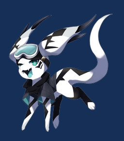 3_fingers 4_toes black_body clothed clothing cute_fangs eyewear eyewear_on_head fangs feet feral fingers goggles goggles_on_head horn male open_mouth partially_clothed paws solo teeth toes tongue white_body nagi_onemu mythology dragon mythological_creature mythological_scalie scalie 2022 absurd_res alpha_channel hi_res