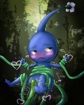 ambiguous_gender anthro blue_body blush bodily_fluids detailed_background flower forced nature outside plant rape solo tears tentacles text unknown_artist nintendo pikmin blue_pikmin elemental_creature flora_fauna hybrid pikmin_(species) 4:5 colored hi_res japanese_text translation_request