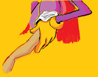anthro clothing doll duo female fur gloves handwear male overalls purple_body purple_fur rag_doll_(toy) red_clothing red_overalls simple_background tan_body yellow_background yellow_clothing yellow_gloves yellow_handwear light-koe-pinsky glitch_productions the_amazing_digital_circus jax_(tadc) ragatha_(tadc) animate_inanimate lagomorph leporid living_doll living_toy mammal rabbit