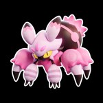 arthropod_abdomen black_body crouching featureless_feet feet female feral front_view hair looking_at_viewer pink_body pink_hair pounce_pose pupils quadruped ruff simple_background slit_pupils solo spinnerets transparent_background yellow_eyes mrlarions palworld pocketpair arachnid arachnid_taur arthropod arthropod_taur pal_(species) spider spider_taur tarantriss taur 1:1 3d_(artwork) alpha_channel digital_media_(artwork) hi_res
