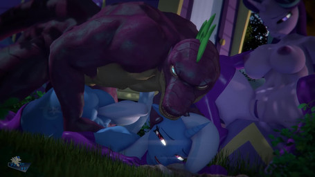age_difference aged_up ahegao anthro anthro_on_anthro anthro_penetrated anthro_penetrating anthro_penetrating_anthro anthro_penetrating_female anthrofied ball_slap balls balls_deep being_watched bouncing_balls bouncing_butt butt dialogue dominant dominant_anthro dominant_male erection eye_roll fast_sex female female_penetrated fingering fingering_self from_behind_position fucked_silly genitals group heart_eyes heart_symbol interspecies looking_at_another looking_pleasured male male/female male_penetrating male_penetrating_anthro male_penetrating_female masturbation moan muscular muscular_anthro muscular_male older_anthro older_female older_penetrated penetration penile penile_penetration penis sex slap smile submissive submissive_anthro submissive_female text vaginal vaginal_fingering vaginal_masturbation younger_anthro younger_male hooves-art lalalexxi_(va) friendship_is_magic hasbro my_little_pony mythology spike_(mlp) starlight_glimmer_(mlp) trixie_(mlp) dragon equid equine horse mammal mythological_creature mythological_scalie pony scalie 16:9 3d_(artwork) 3d_animation animated digital_media_(artwork) hi_res high_framerate loop short_playtime sound source_filmmaker_(artwork) video voice_acted widescreen