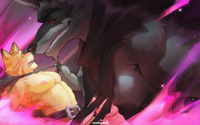 abs anthro arched_back armpit_tuft barazoku barely_visible_genitalia barely_visible_penis belt biceps blush cape cape_grab cape_pull cape_tug cheek_tuft chin_tuft claws cloak clothed clothing clothing_grab clothing_pull dominant dominant_male duo ears_up erect_nipples erection eyebrows eyes_closed facial_markings facial_tuft fire fire_background fur fuzzy genitals grey_body grey_fur grin half-closed_eyes head_markings head_tuft humanoid_genitalia humanoid_penis imminent_sex intimate larger_anthro larger_male leaning leaning_backward leaning_forward looking_at_another looking_at_partner male male/male markings mask_(marking) muscular muscular_anthro muscular_male narrowed_eyes nipples nose_to_nose open_mouth orange_body orange_fur partially_clothed pecs penile penis penis_size_difference penises_touching pointy_ears prick_ears red_eyes side_view size_difference smaller_anthro smaller_male smile sparkles submissive submissive_male teeth topwear torn_clothing torn_topwear tuft howltheartist dreamworks puss_in_boots_(franchise) death_(puss_in_boots) puss_in_boots_(dreamworks) canid canine canis domestic_cat felid feline felis mammal tabby_cat wolf 16:10 hi_res signature widescreen