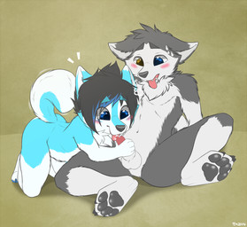 4_toes animal_genitalia anthro balls blue_eyes canine canine_penis claws cub dog duo fellatio hair heterochromia husky licking male male/male mammal navel oral penis precum sex toe_claws toes tongue tongue_out young yuniwolfsky
Rating: Explicit
Score: 11
User: Sneaky
Date: February 25, 2015 4_toes animal_genitalia anthro balls blue_eyes canine canine_penis claws cub dog duo fellatio hair heterochromia husky licking male male/male mammal navel oral penis precum sex toe_claws toes tongue tongue_out young yuniwolfsky
Rating: Explicit
Score: 11
User: Sneaky
Date: February 25, 2015