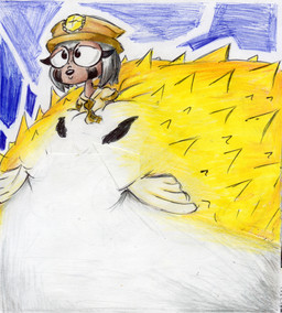 belly big_belly black_hair clothing female hair hat headgear headwear huge_belly hyper hyper_belly inflation overweight simple_background solo spherical_inflation split_form underwater water yellow_body shar0makai fish marine merfolk pufferfish tetraodontiform 2019 hi_res traditional_media_(artwork)