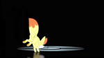 ambiguous_gender anthro biped branch clothing evolution_(transformation) feral fire fur inner_ear_fluff looking_at_viewer orange_body orange_fur playful quadruped robe smile solo transformation tuft yellow_body yellow_fur kressent_rhodes nintendo pokemon braixen canid canine delphox fennekin generation_6_pokemon mammal pokemon_(species) 16:9 2019 animated digital_media_(artwork) hi_res no_sound short_playtime webm widescreen