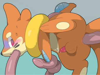 2d_animation 4:3 anal anal_penetration animated balls blush bodily_fluids bouncing_balls bouncing_penis buizel cum cumshot ejaculation erection forced genital_fluids genitals konzaburou male male_penetrated motion_tweening nintendo oral oral_penetration orgasm penetration penis pokémon pokémon_(species) rape sex short_playtime solo tentacle_rape tentacle_sex tentacles video_games