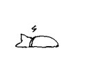 2011 4:3 animated anthro belly big_belly canid canine digestion flipnote_studio low_res male male/male male_pred male_prey mammal rumbling_stomach short_playtime sleeping vore wild_(wildside) wildside