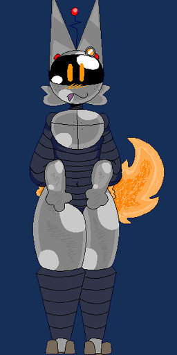 antenna_wire anthro corrugated_arms glint hands_in_front hologram_tail holographic_fur lens machine male metallic_body o~o robotic_limbs screen_eyes solo visor_eyes chromulus zr-2 alien domestic_cat felid feline felis mammal robot alpha_channel