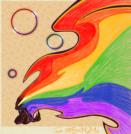 anthro bisexual_pride_colors fire gynomorph intersex intersex_pride_colors lesbian_pride_colors lgbt_pride powers pride_colors rainbow rainbow_flag rainbow_pride_flag rainbow_symbol solo transgender_pride_colors foxmama lgbt_pride_month animal_humanoid canid canid_humanoid canine canine_humanoid humanoid mammal mammal_humanoid hi_res