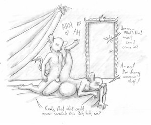 anthro bed belly big_belly brother_penetrating_sister buckteeth clitoris dialogue duo erection feet female female_penetrated fingers fur furniture genitals hair holding_leg incestuous_infidelity infidelity lying male male/female male_penetrating male_penetrating_female narrowed_eyes navel nude on_bed open_mouth penetration penile penile_penetration penis pregnant pregnant_anthro pregnant_female pregnant_sex sex sibling_incest soles spreading tail teeth text toes vaginal vaginal_penetration vulva meowmere mammal mouse murid murine rodent english_text hi_res monochrome brother_(lore) brother_and_sister_(lore) incest_(lore) sibling_(lore) sister_(lore)