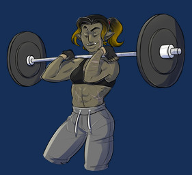 abdominal_scar abs arm_scar biceps black_bra black_clothing black_fingerless_gloves black_gloves black_hair black_handwear black_sports_bra black_underwear blonde_highlights bottomwear bra cheek_scar clothing drawstring_pants drawstring_sweatpants exercise eyebrow_scar eyebrows eyelashes eyes_closed facial_scar female female_humanoid fingerless_gloves gloves grey_body grey_bottomwear grey_clothing grey_pants grey_skin grey_sweatpants hair handwear highlights_(coloring) humanoid_pointy_ears muscular muscular_female muscular_humanoid pants pointy_ears ponytail scar simple_background solo sports_bra sweatpants teeth transparent_background tusks underbite underwear weightlifting workout ed_mortis humanoid orc 2019 alpha_channel digital_drawing_(artwork) digital_media_(artwork) portrait shaded three-quarter_portrait