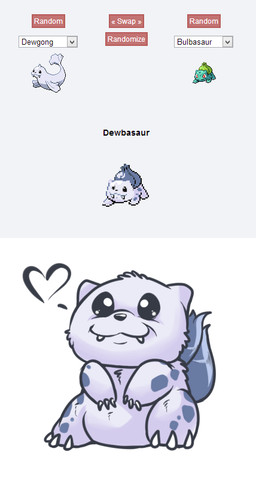 <3 ambiguous_gender bulbasaur cute dewgong fakémon fusion hybrid nintendo pokemon_fusion pokémon ultrahurtman video_games
Rating: Safe
Score: 9
User: Munkelzahn
Date: October 30, 2013 <3 ambiguous_gender bulbasaur cute dewgong fakémon fusion hybrid nintendo pokemon_fusion pokémon ultrahurtman video_games
Rating: Safe
Score: 9
User: Munkelzahn
Date: October 30, 2013