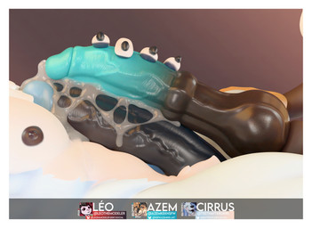 abs animal_genitalia anthro balls big_balls big_muscles big_pecs big_penis bodily_fluids cum cum_drip cum_on_penis domestid_dog dripping ejaculation erection foreskin frottage genital_fluids genitals horn huge_balls huge_penis hyper hyper_balls hyper_genitalia hyper_penis knot knotted_penis male male/male muscular muscular_anthro muscular_male nipples nude pecs penile penis penises_touching precum sex sheath vein veiny_penis azemkek leodamodeler_(modeler) mythology azem_(azemkek) cirrus_(bestteeth) canid canine canis domestic_dog dragon draksune fox fox_spirit hybrid mammal mythological_creature mythological_scalie nordic_sled_dog scalie spitz 3d_(artwork) absurd_res digital_media_(artwork) hi_res