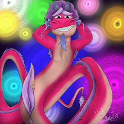 anthro anus armpit_hair armpit_tuft big_penis body_hair genitals huge_penis hyper hyper_genitalia hyper_penis looking_at_viewer male penis pose presenting solo unusual_anatomy unusual_genitalia unusual_penis fledgedragonfox mythology wish_dragon long_(wish_dragon) dragon mythological_creature mythological_scalie scalie 1:1 pinup